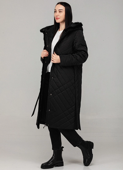 пальто стеганное Thomas Graf фото № 3 недорого