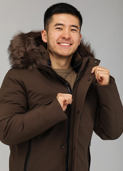 Парка С Мехом Vivacana фото № 3 недорого