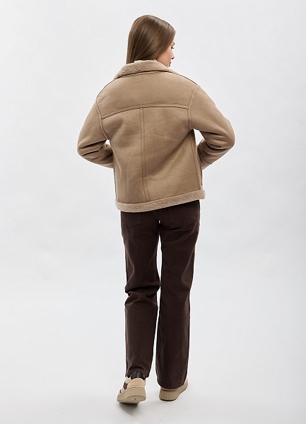 Дубленка двусторонняя, искусственный мех Paradise фото № 3 недорого