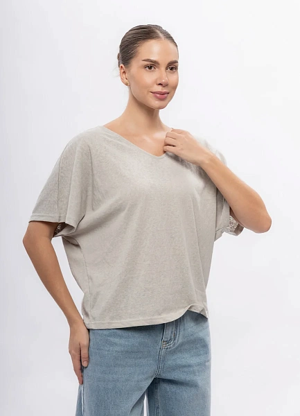 Футболка льняная Thomas Graf фото № 2 цена