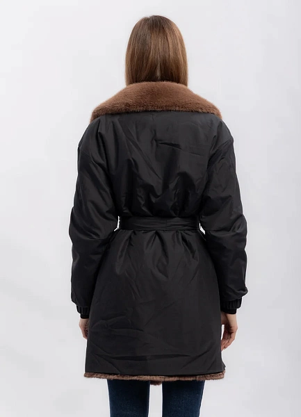 Двусторонняя шуба искусственный мех TY Alyssa фото № 6 онлайн