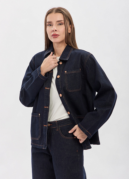 Рубашка джинсовая Loretta Very фото № 1 интернет-магазин