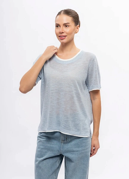 футболка вязанная Thomas Graf фото № 3 недорого