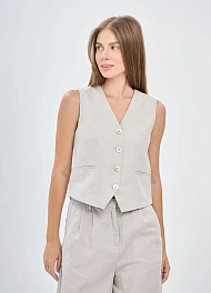 Жилет льняной Thomas Graf фото № 1 интернет-магазин