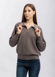 Пуловер с воротником Thomas Graf фото № 2 цена