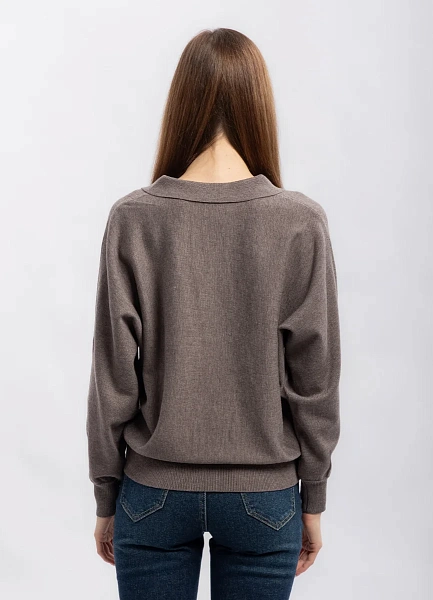 Пуловер с воротником Thomas Graf фото № 3 недорого