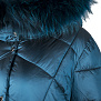 Куртка длинная с капюшоном с мехом Evacana фото № 4 Казахстан