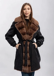 Двусторонняя шуба искусственный мех TY Alyssa фото № 5 купить