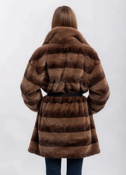 Двусторонняя шуба искусственный мех TY Alyssa фото № 3 недорого